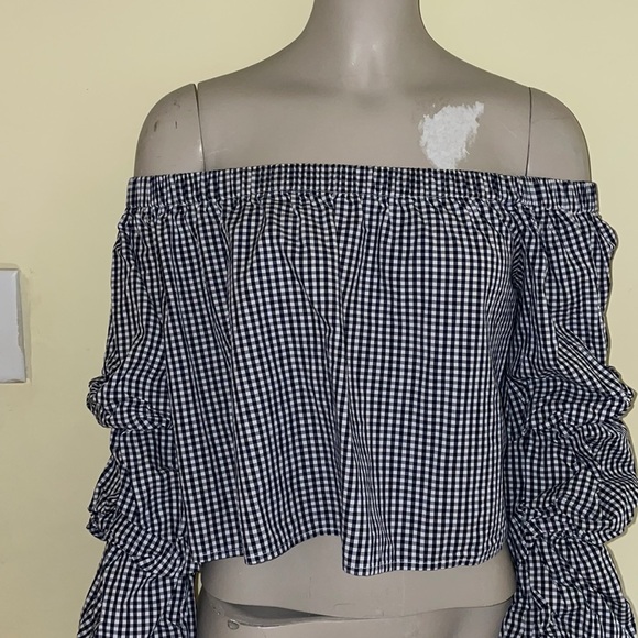 Windsor Tops - Womens Windsor Off the Sholder Long Sleeve Shirt